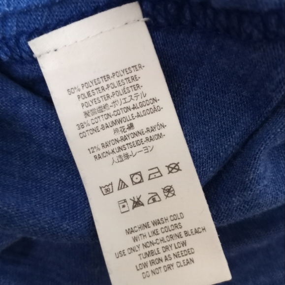 FREE PEOPLE We The Free Alex Tee Blue Lagoon NWOT Size XS - Picture 5 of 11